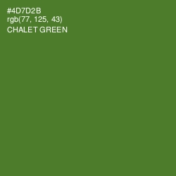 #4D7D2B - Chalet Green Color Image
